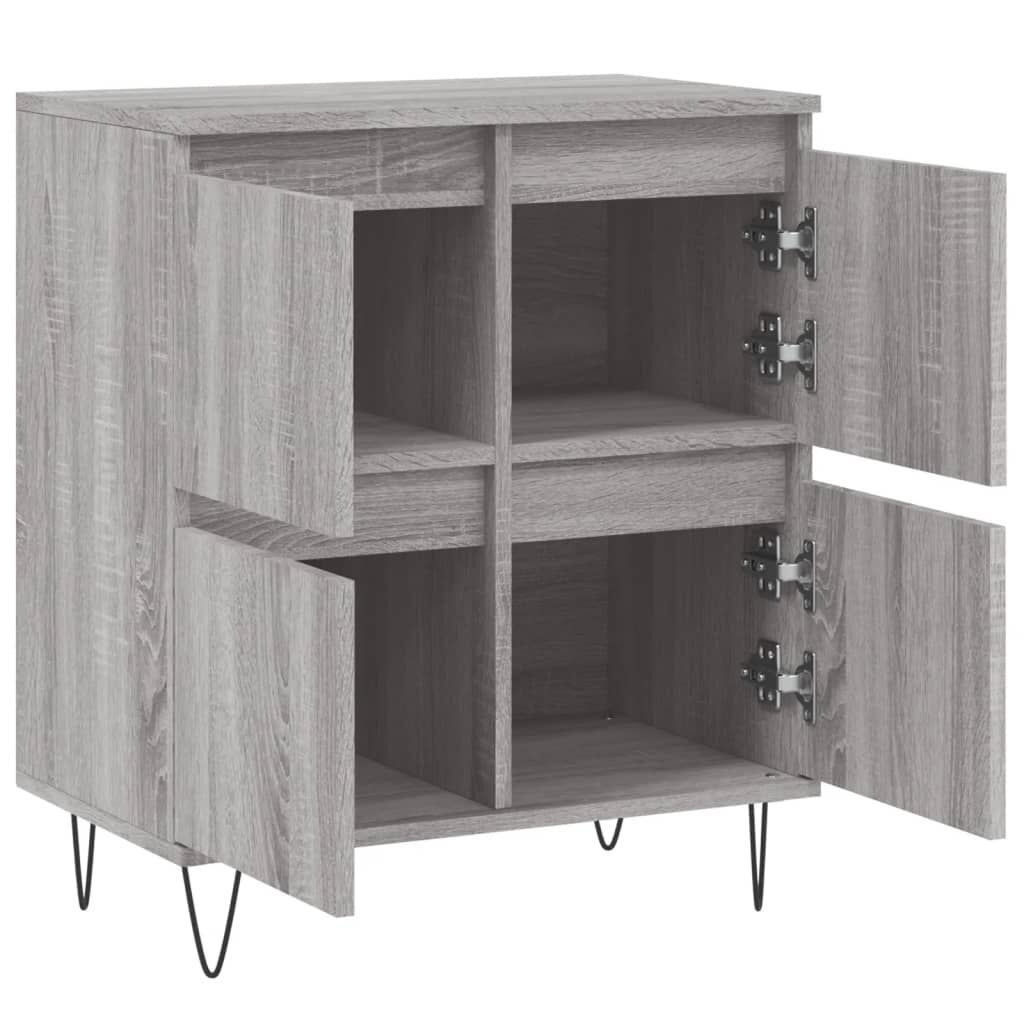 vidaXL Ντουλάπι Γκρι Sonoma 60x35x70 εκ. από Επεξεργασμένο Ξύλο