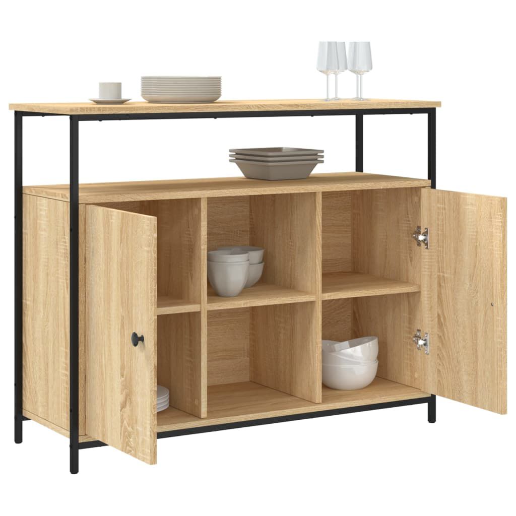 vidaXL Ντουλάπι Sonoma δρυς 100x35x80 εκ. Επεξεργασμένο Ξύλο