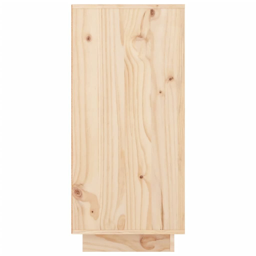 vidaXL Ντουλάπι 111x34x75 εκ. από Μασίφ Ξύλο Πεύκου