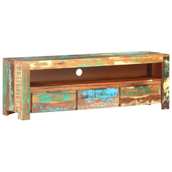 ντουλάπι τηλεόρασης vidaXL 119x30x41 cm Στερεό ανακυκλωμένο ξύλο