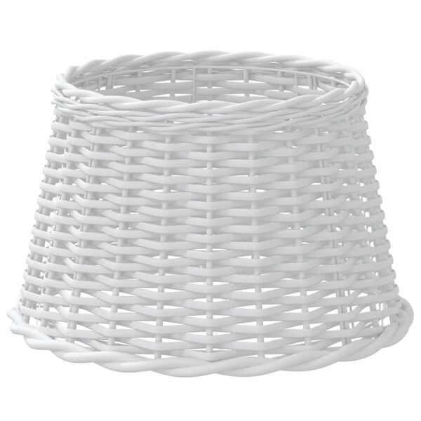 vidaXL Καπέλο Φωτιστικού Λευκό Ø45x28 εκ. από Wicker