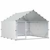vidaXL &Kappa;&omicron;&tau;έ&tau;&sigma;&iota; &mu;&epsilon; &Omicron;&rho;&omicron;&phi;ή &Alpha;&sigma;&eta;&mu;ί 200 x 200 x 150 cm &Gamma;&alpha;&lambda;&beta;&alpha;&nu;&iota;&sigma;&mu;έ&nu;&omicron;&sigmaf; &Chi;ά&lambda;&upsilon;&beta;&alpha;&sigmaf;
