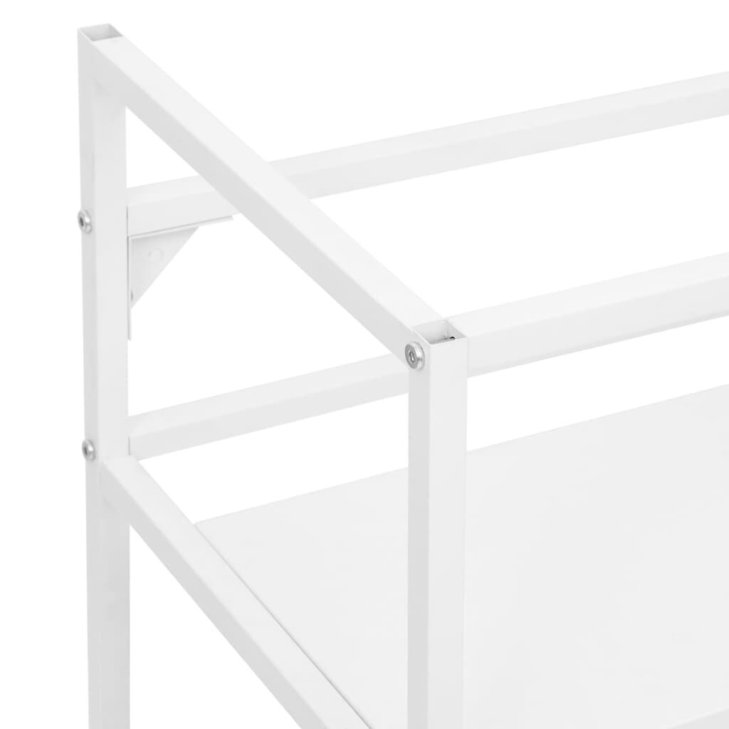 vidaXL Έπιπλο Μπάνιου Λευκό 79 x 38 x 83 εκ. Σιδερένιο