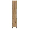 vidaXL Ντουλάπι μπάνιου Δρυς τεχνίτης 30x30x190 cm Κατασκευασμένο ξύλο