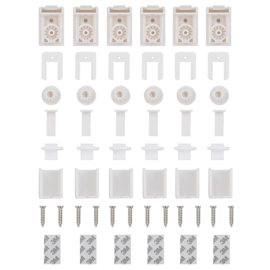 vidaXL Πλισέ περσίδα Μαύρο 105x150 cm Πλάτος υφάσματος 104,4 cm