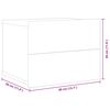 vidaXL Κομοδίνο Χρώμα Sonoma Δρυς 40 x 30 x 30 εκ. από Μοριοσανίδα