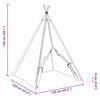 vidaXL Σκηνίτσα Teepee Λευκό 120 x 120 x 150 cm Ύφασμα και Πλαστικό