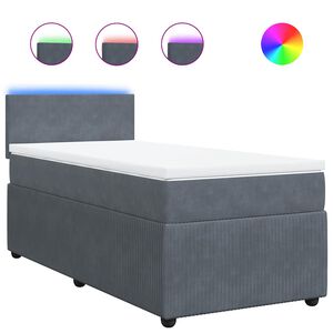 vidaXL &Kappa;&rho;&epsilon;&beta;ά&tau;&iota; Boxspring &mu;&epsilon; &Sigma;&tau;&rho;ώ&mu;&alpha; &Sigma;&kappa;&omicron;ύ&rho;&omicron; &Gamma;&kappa;&rho;&iota; 80x200 &epsilon;&kappa;. &Beta;&epsilon;&lambda;&omicron;ύ&delta;&iota;&nu;&omicron;