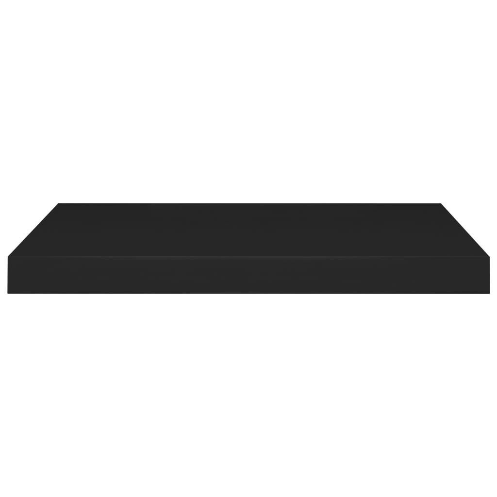 vidaXL Ράφι Τοίχου Μαύρο 60 x 23,5 x 3,8 εκ. MDF