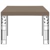 vidaXL Κιόσκι Επιτοίχιο Taupe 3 x 3 x 2,5 μ.