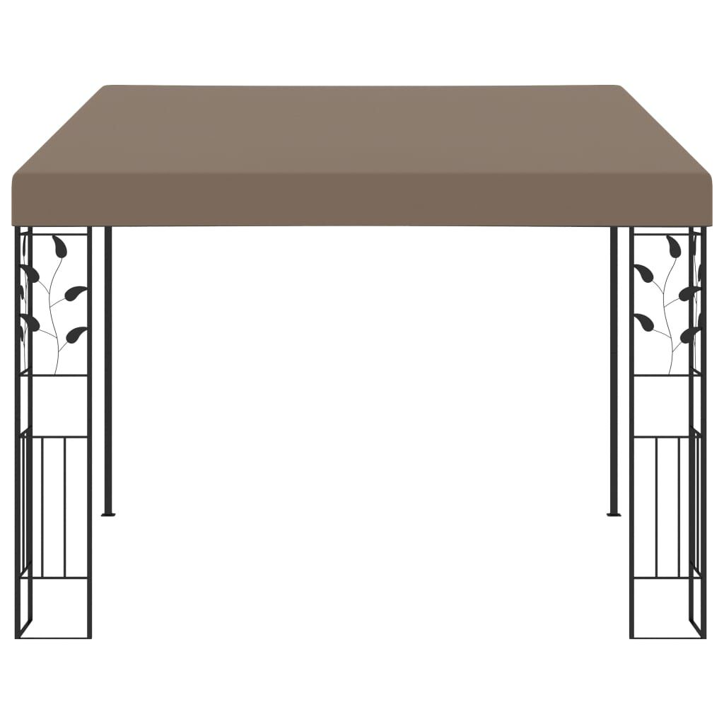 vidaXL Κιόσκι Επιτοίχιο Taupe 3 x 3 x 2,5 μ.