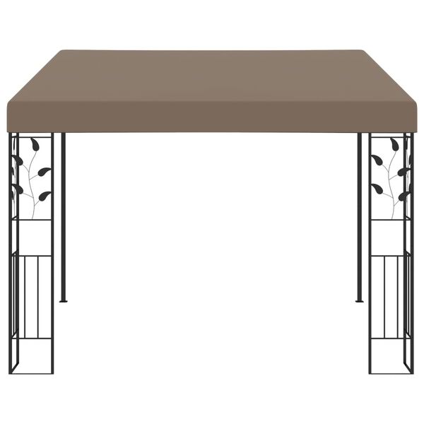 vidaXL Κιόσκι Επιτοίχιο Taupe 3 x 3 x 2,5 μ.