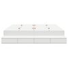 vidaXL Κρεβάτι με αποθηκευτικό χώρο Λευκό 236.5 x 200 x 31.5 εκατοστά