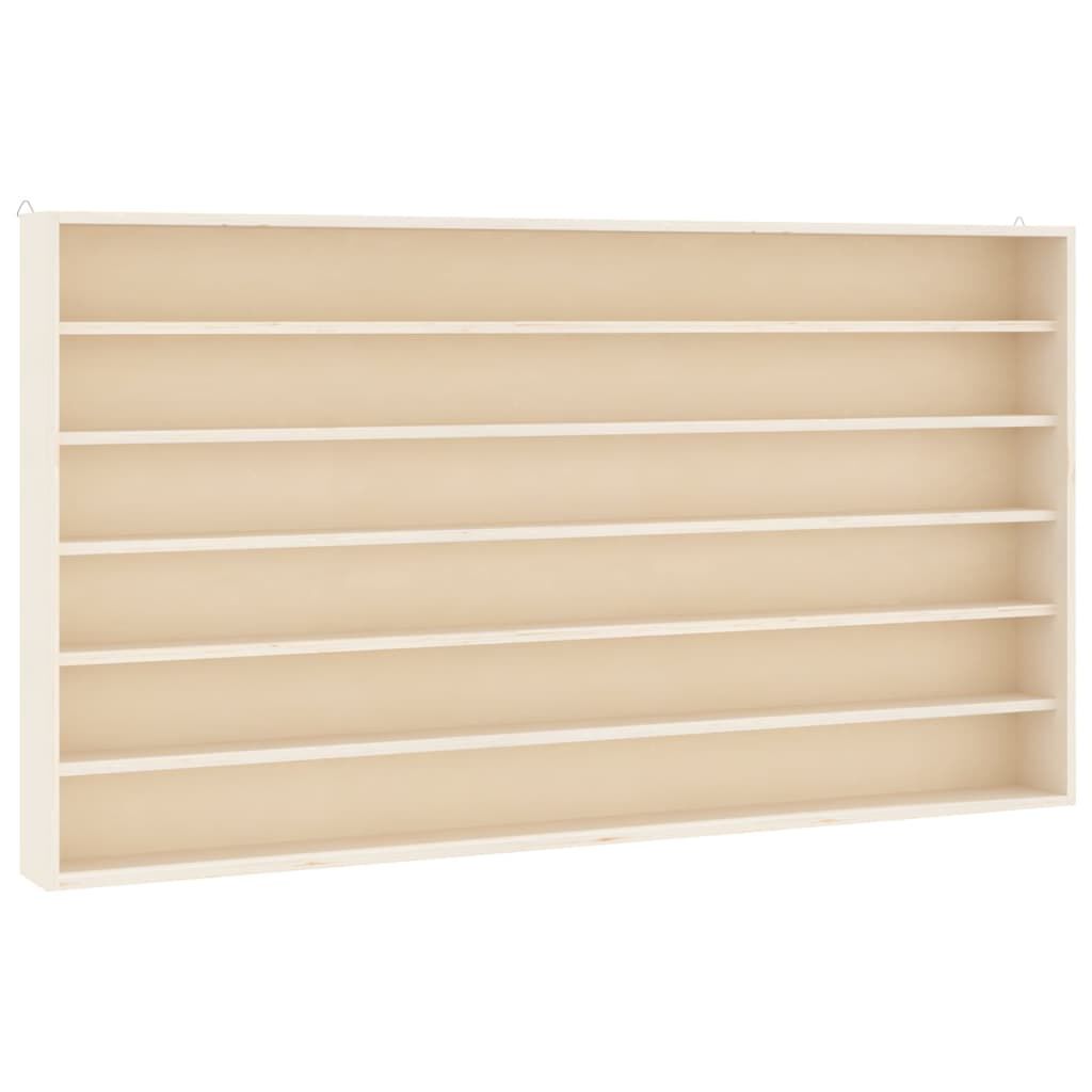 vidaXL Ξύλινη συλλεκτική προθήκη με 6 ράφια 80x8,5x55 εκ.