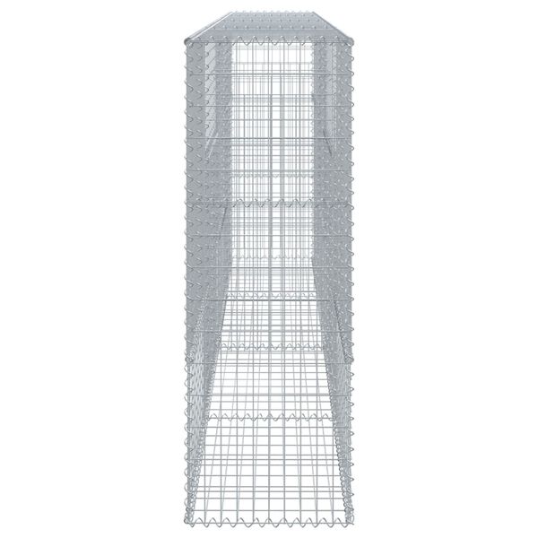 vidaXL Συρματοκιβώτιο με Κάλυμμα 400x50x150εκ. από Γαλβανισμένο Χάλυβα