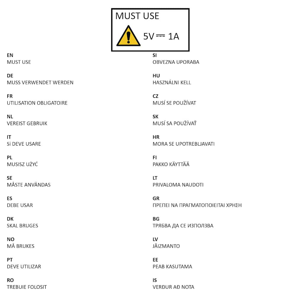 vidaXL Γιρλάντα Χριστουγεννιάτικη με Λαμπάκια LED Λευκή 5 μ.