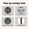 vidaXL Τέντα Εκδηλώσεων Πτυσσόμενη με Πλαϊνά Τοιχώματα Ανθρακί 3x6 μ.