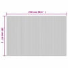 vidaXL Διαχωριστικό Δωματίου Σκούρο Καφέ 250 x 165 εκ. Μπαμπού