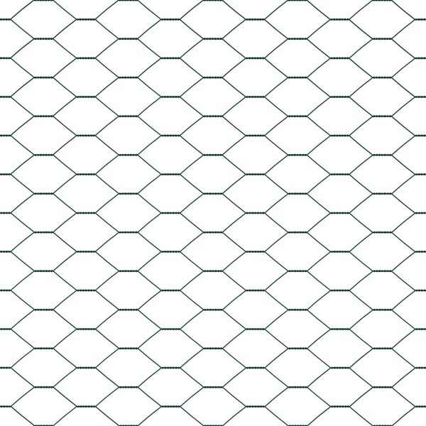 vidaXL Hexagon Fence Πράσινο 0.5x10 μ Χάλυβας