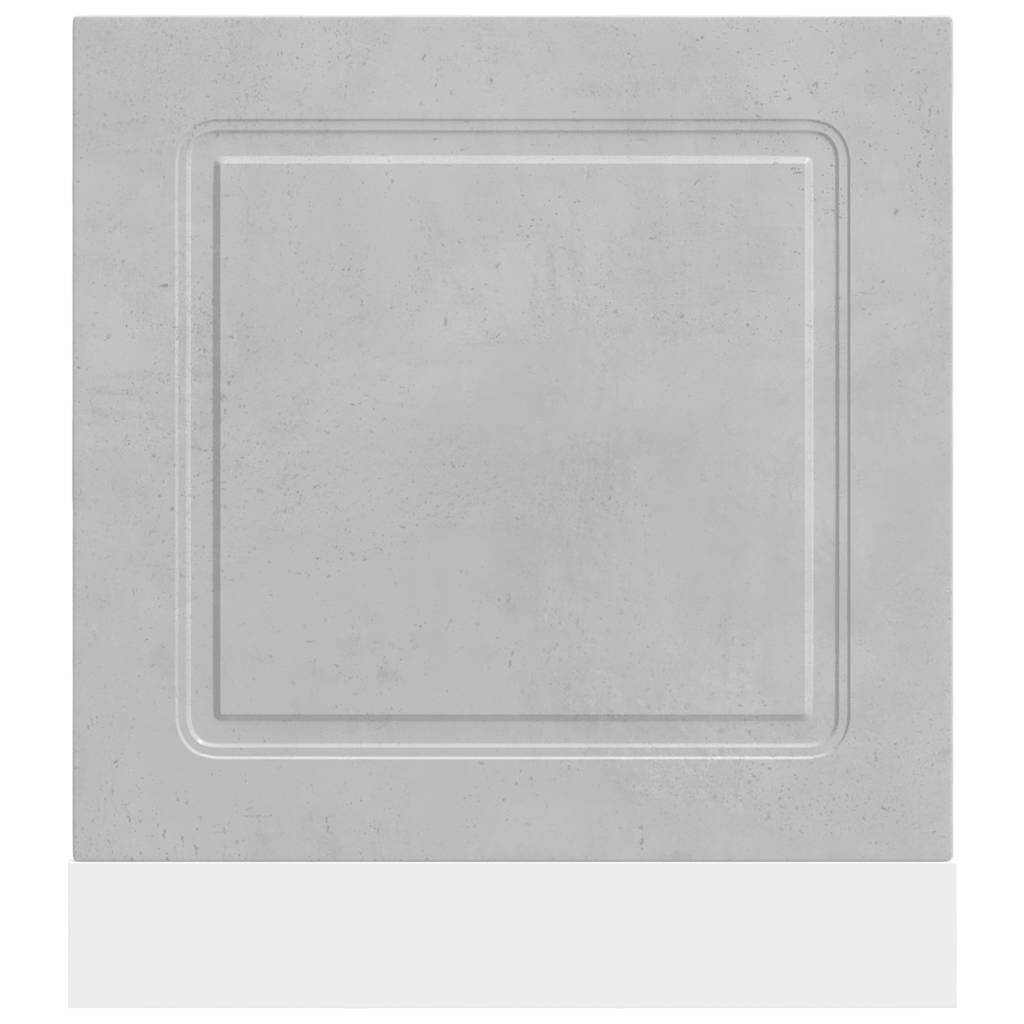 vidaXL Πίνακας πλυντηρίου πιάτων "Kalmar" Concrete Grey 60x1,5x67 cm