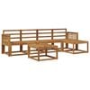 vidaXL &Sigma;&epsilon;&iota;&rho;ά &Kappa;&alpha;&nu;&alpha;&pi;έ &Epsilon;&xi;&omega;&tau;&epsilon;&rho;&iota;&kappa;&omicron;ύ 6 pcs &Phi;&upsilon;&sigma;&iota;&kappa;ό &Sigma;&tau;&epsilon;&rho;&epsilon;ό &Xi;ύ&lambda;&omicron; &Alpha;&kappa;&alpha;&kappa;ί&alpha;&sigmaf;