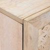 vidaXL Πλαϊνό γραφείο 3 pcs Λευκό 60 x 33 x 75 cm Μασίφ ξύλο μάνγκο