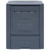 vidaXL Κομποστοποιητής Κήπου Γκρι 60 x 60 x 73 εκ. 260 Λίτρα