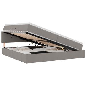 vidaXL &Kappa;&rho;&epsilon;&beta;ά&tau;&iota; &mu;&epsilon; &alpha;&pi;&omicron;&theta;&eta;&kappa;&epsilon;&upsilon;&tau;&iota;&kappa;ό &chi;ώ&rho;&omicron; &kappa;&alpha;&iota; LED Taupe 200 x 200 cm ύ&phi;&alpha;&sigma;&mu;&alpha;