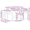 vidaXL Γραφείο Sonoma Δρυς 182 x 101 x 87.5 εκ Επεξεργασμένο ξύλο