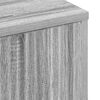 vidaXL Πλαϊνό γραφείο Γκρι sonoma 69.5 x 33 x 82 εκ.