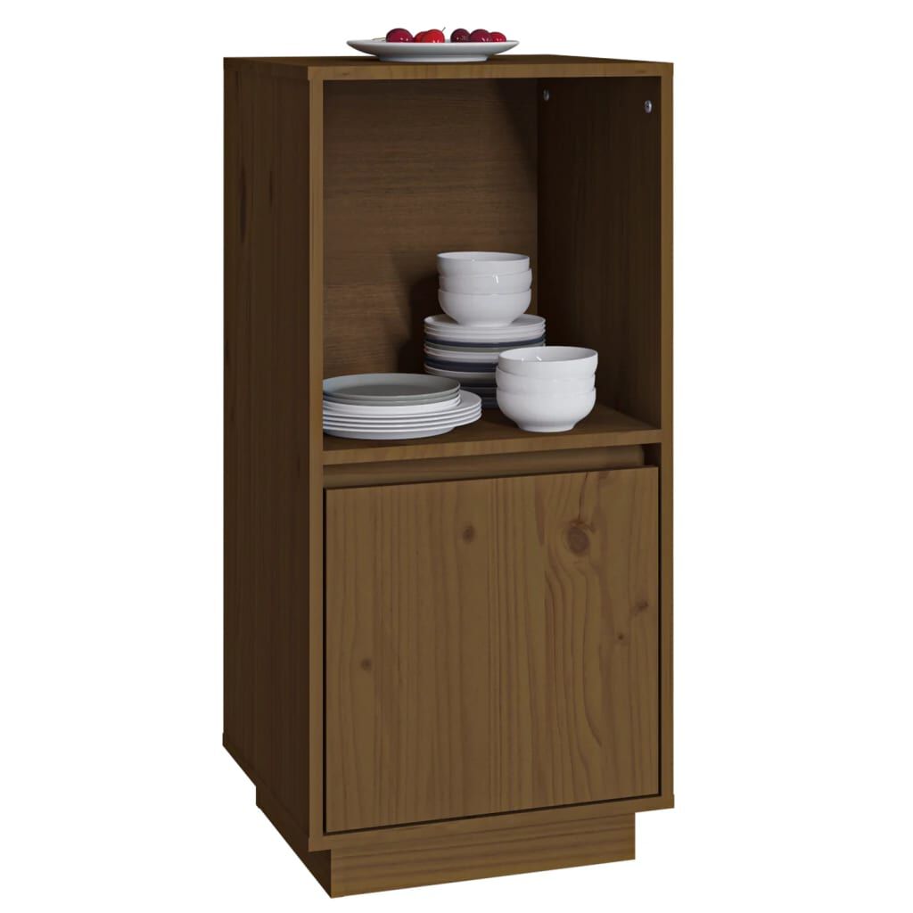 vidaXL Ντουλάπι Καφέ Μέλι 38 x 35 x 80 εκ. από Μασίφ Ξύλο Πεύκου