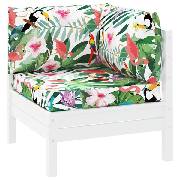 vidaXL Μαξιλάρια Παλέτας 3 τεμ. Πολύχρωμα από Ύφασμα Oxford