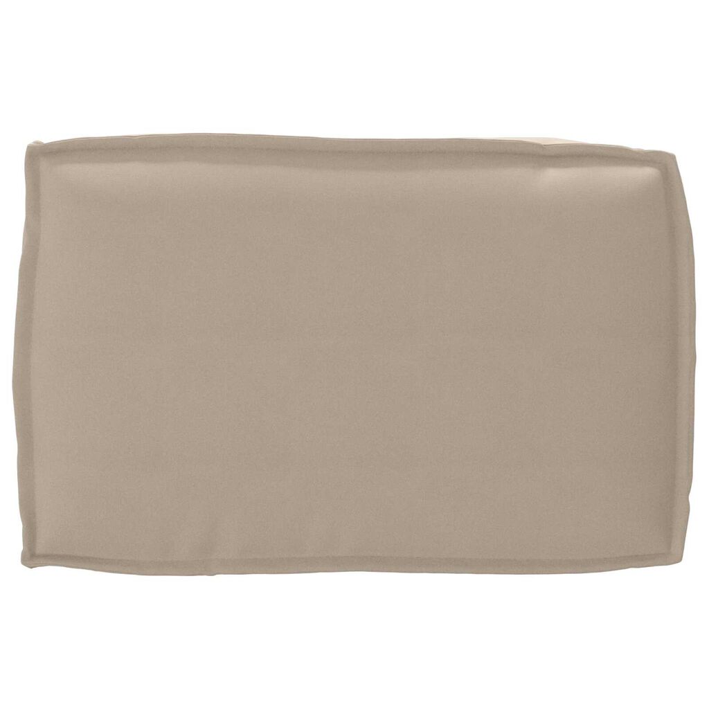 vidaXL Cushion Pallet για πλάτη Taupe 60x40x12 εκ. από ύφασμα Oxford