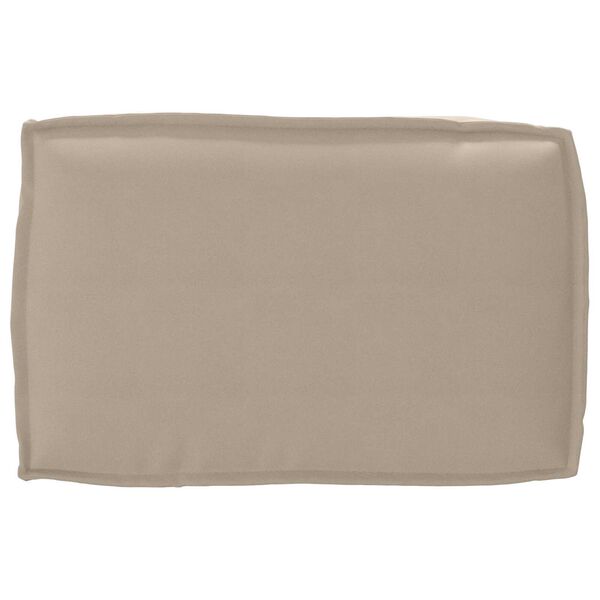 vidaXL Cushion Pallet για πλάτη Taupe 60x40x12 εκ. από ύφασμα Oxford