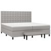 vidaXL &Kappa;&rho;&epsilon;&beta;ά&tau;&iota; Boxspring &mu;&epsilon; &Sigma;&tau;&rho;ώ&mu;&alpha; &Alpha;&nu;&omicron;&iota;&chi;&tau;ό &Gamma;&kappa;&rho;&iota; 200x200 &epsilon;&kappa;. &Upsilon;&phi;&alpha;&sigma;&mu;ά&tau;&iota;&nu;&omicron;