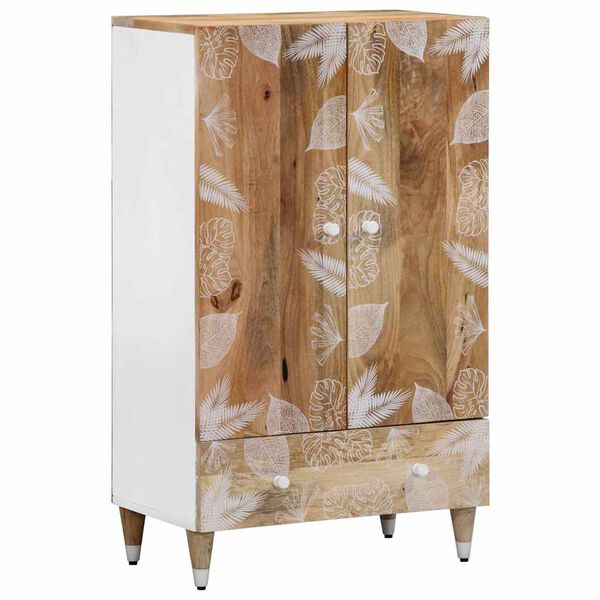 vidaXL Highboard 60x33,5x100 cm μασίφ ξύλο Mango