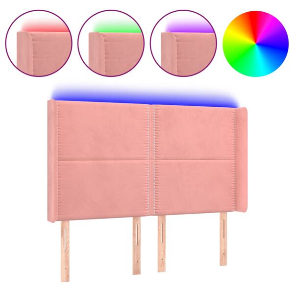 vidaXL &Kappa;&epsilon;&phi;&alpha;&lambda;ά&rho;&iota; &Kappa;&rho;&epsilon;&beta;&alpha;&tau;&iota;&omicron;ύ LED &Rho;&omicron;&zeta; 147x16x118/128 &epsilon;&kappa;. &Beta;&epsilon;&lambda;&omicron;ύ&delta;&iota;&nu;&omicron;