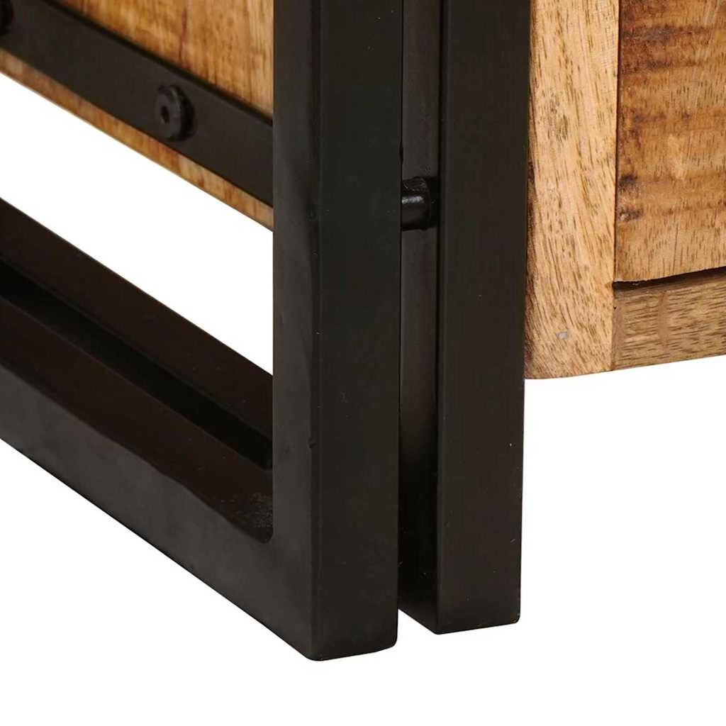 vidaXL Ντουλάπι TV Πολύχρωμο 120 x 30 x 50 cm Μασίφ ανακυκλωμένο ξύλο
