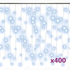 vidaXL &Kappa;&omicron;&upsilon;&rho;&tau;ί&nu;&alpha; LED &Phi;&omega;&tau;ά&kappa;&iota;&alpha; &Sigma;&tau;&alpha;&lambda;&alpha;&kappa;&tau;ί&tau;&epsilon;&sigmaf; 10&mu; 400LED &Psi;&upsilon;&chi;&rho;ό &Lambda;&epsilon;&upsilon;&kappa;ό 8 &Lambda;&epsilon;&iota;&tau;.