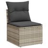 vidaXL Σετ Καναπέ Κήπου 7 pcs Ανοιχτό γκρι και Σκοτεινό γκρι