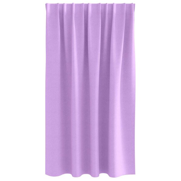 vidaXL Κουρτίνες με κουρτίνες 2 pcs Μοβ 140 x 140 cm Πολυεστέρας