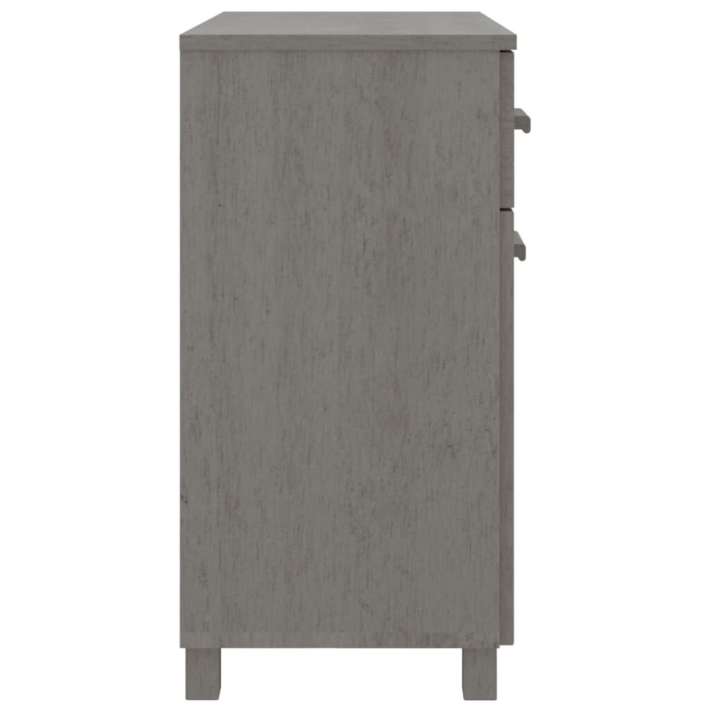 vidaXL Ντουλάπι Αποθήκευσης Ανοιχτό Γκρι 79x40x80 εκ Μασίφ Ξύλο Πεύκου