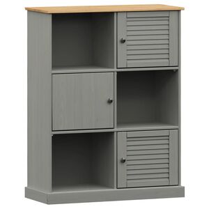 vidaXL &Beta;&iota;&beta;&lambda;&iota;&omicron;&theta;ή&kappa;&eta; VIGO &Gamma;&kappa;&rho;&iota; 90 x 35 x 114,5 &epsilon;&kappa;. &alpha;&pi;ό &Mu;&alpha;&sigma;ί&phi; &Xi;ύ&lambda;&omicron; &Pi;&epsilon;ύ&kappa;&omicron;&upsilon;