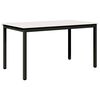vidaXL &Tau;&rho;&alpha;&pi;&epsilon;&zeta;&alpha;&rho;ί&alpha; &Lambda;&epsilon;&upsilon;&kappa;ό 140 x 80 x 75 cm &Sigma;&tau;&epsilon;&rho;&epsilon;ά &xi;&upsilon;&lambda;&epsilon;ί&alpha; &pi;&epsilon;ύ&kappa;&omicron;&upsilon;