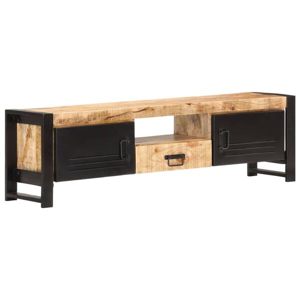 vidaXL Έπιπλο Τηλεόρασης 140 x 30 x 40 εκ. από Ακατέργαστο Ξύλο Μάνγκο