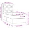 vidaXL &Kappa;&rho;&epsilon;&beta;ά&tau;&iota; Boxspring &mu;&epsilon; &Sigma;&tau;&rho;ώ&mu;&alpha; &Sigma;&kappa;&omicron;ύ&rho;&omicron; &Pi;&rho;ά&sigma;&iota;&nu;&omicron; 90x200 &epsilon;&kappa;. &Beta;&epsilon;&lambda;&omicron;ύ&delta;&iota;&nu;&omicron;