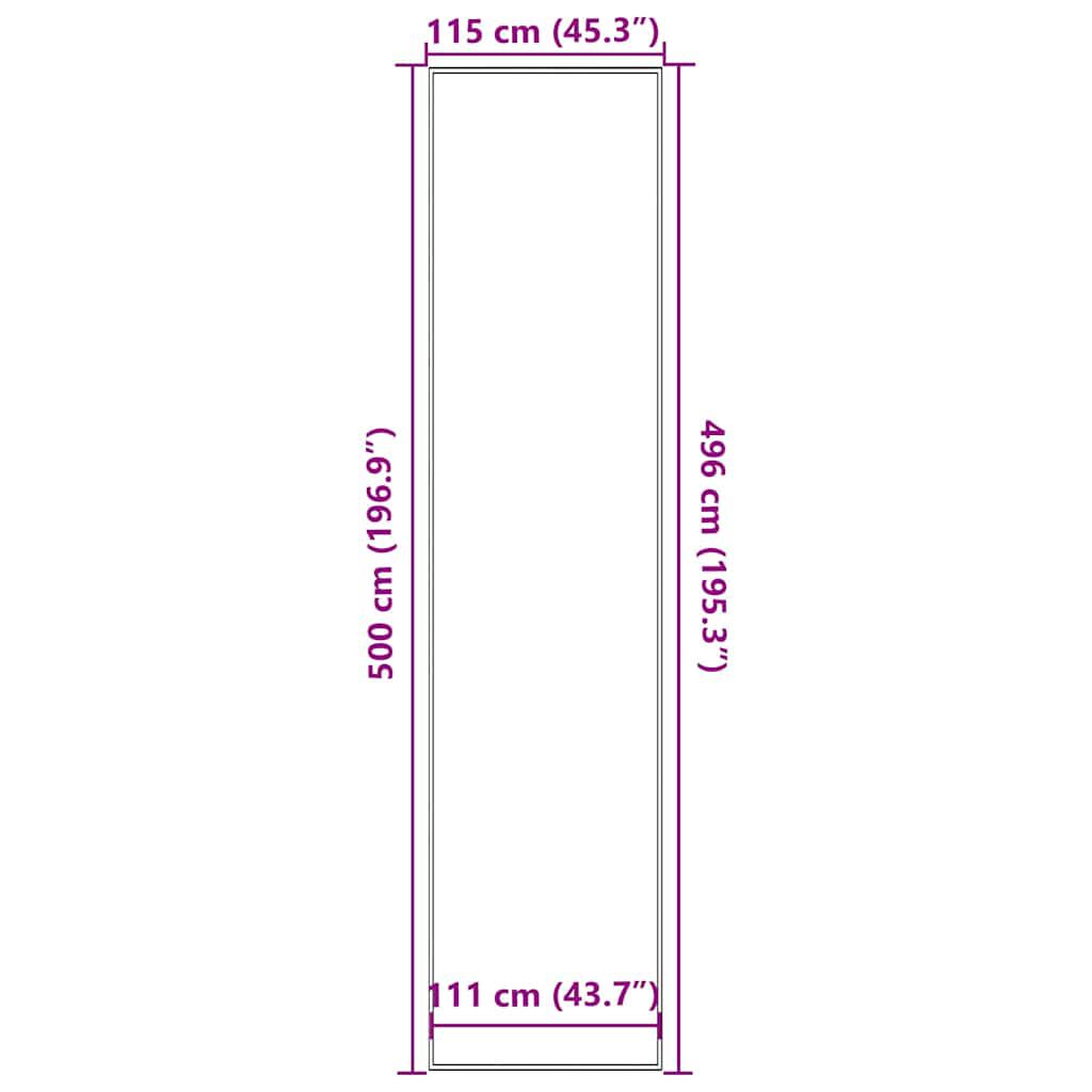 vidaXL Πατάκι Εισόδου Καφέ 115 x 500 εκ.