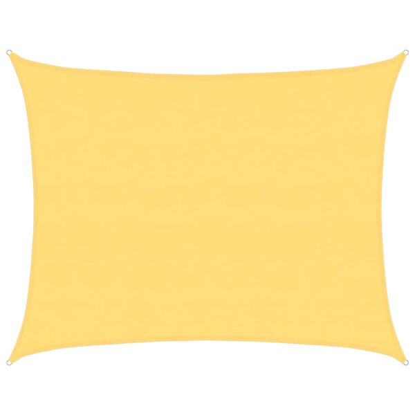 vidaXL Πανί Σκίασης Μπεζ 6 x 7 μ. από HDPE 160 γρ/μ²