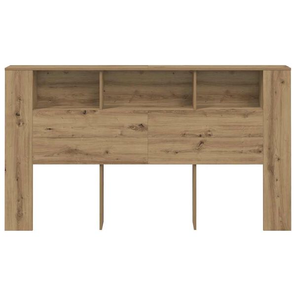 vidaXL Κεφαλάρι Με Αποθηκευτικό Χώρο 180x18,5x102,5 εκ. Επεξ. Ξύλο