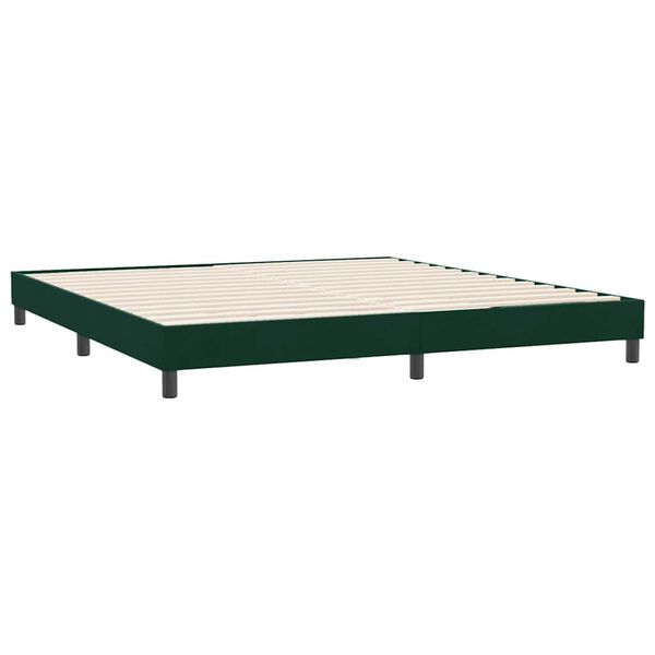 vidaXL &Kappa;&rho;&epsilon;&beta;ά&tau;&iota; Boxspring &chi;&omega;&rho;ί&sigmaf; &Sigma;&tau;&rho;ώ&mu;&alpha; &Sigma;&kappa;&omicron;ύ&rho;&omicron; &Pi;&rho;ά&sigma;&iota;&nu;&omicron; 180x210&epsilon;&kappa;.